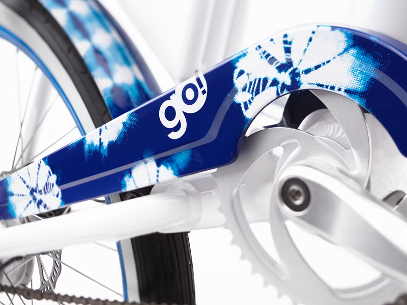  Electra Shibori Cruiser Go! Step Thru Medium Electric Bike 2025 in Blue-10