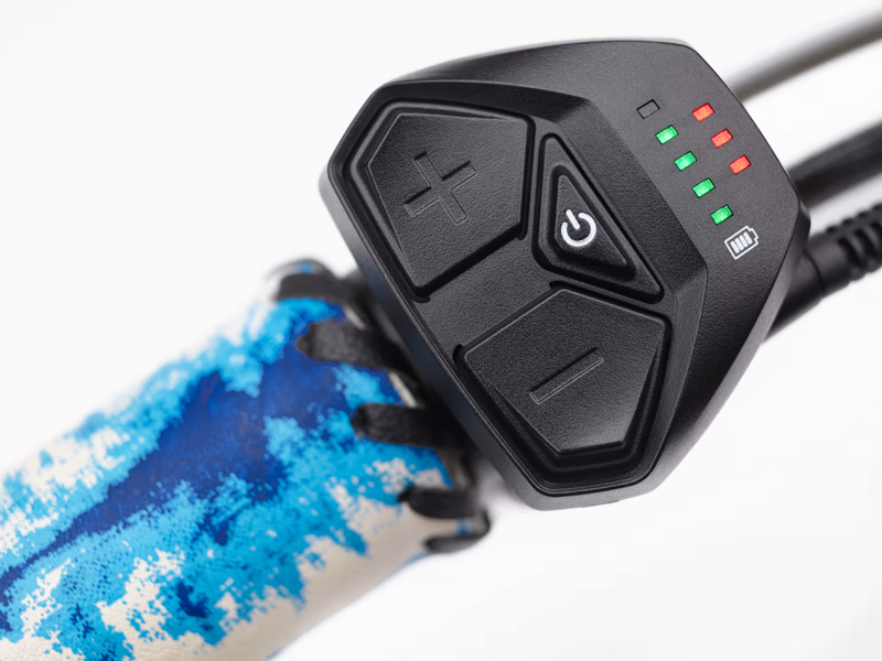  Electra Shibori Cruiser Go! Step Thru Medium Electric Bike 2025 in Blue-3