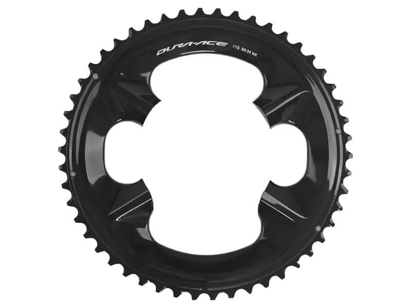 Shimano Dura Ace FC-09 11spd Outer Chainring 50T-NK for 50/34T - Black