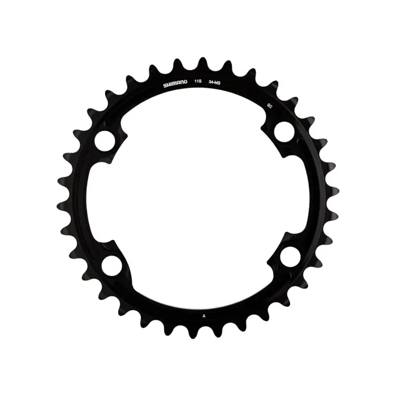 Balfes Bikes Shimano Dura Ace FC-R9100 34T-MS Chainring 34T in Black | Free postage over £30, £10 off first order, price match & 0% finance.