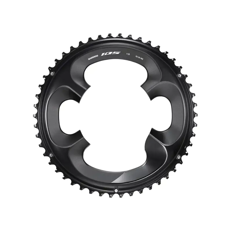 Balfes Bikes Shimano FC-R7000 105 11 Speed Outer Chainring 50T-MS in Black | Free postage over £30, £10 off first order, price match & 0% finance.