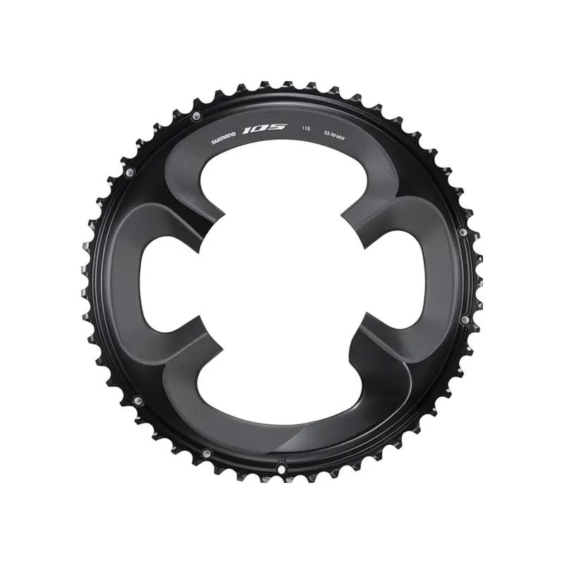 Balfes Bikes Shimano FC-R7000 105 11 Speed Outer Chainring 53T-MW in Black | Free postage over £30, £10 off first order, price match & 0% finance.