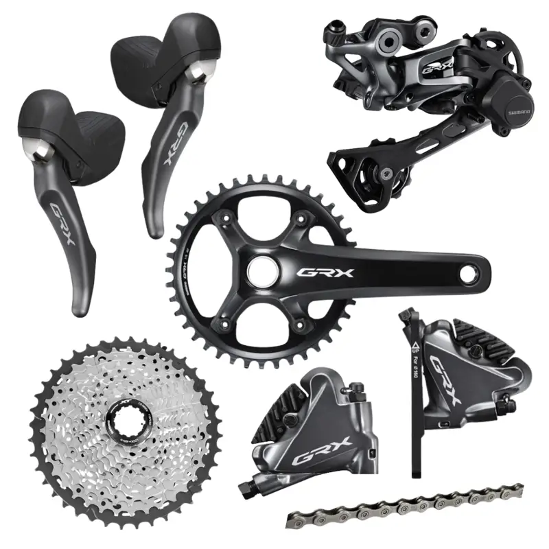 Balfes Bikes Shimano GRX RX800 Mechanical 1x11 Speed Disc Brake Groupset | Free postage over £30, £10 off first order, price match & 0% finance.