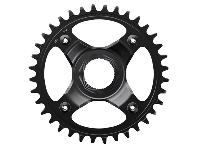 Shimano SM-CRE80-12 Chainring 36T 56.5mm 12sp in Black