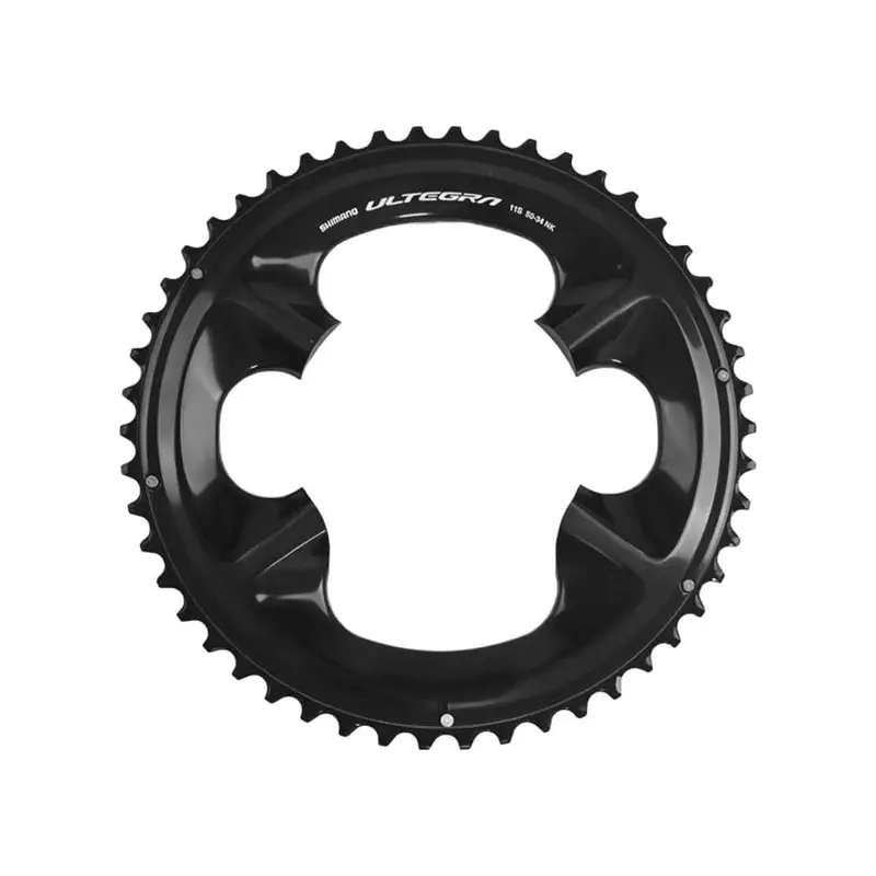 Balfes Bikes Shimano Ultegra FC-08 11spd Outer Chainring 50T-NK for 50/34T in Black | Free postage over £30, £10 off first order, price match & 0% finance.