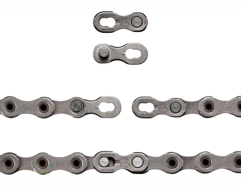 Shimano Bicycle Chain Quick-Links 11-Speed Pack of 50 OE Stock-1