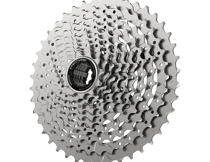Shimano Deore CS-M4100 10-Speed Cassette OE Stock 11-42T in Sliver