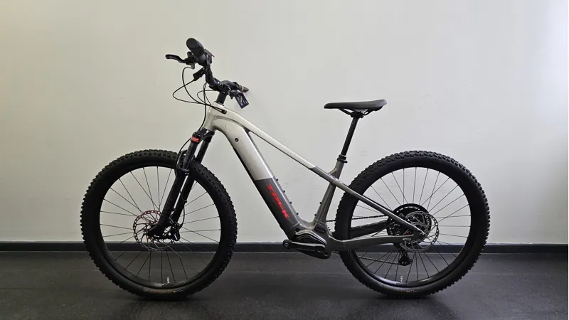 EX DISPLAY Trek Powerfly+ 6 Gen 5 800Wh Electric Hardtail Mountain Bike 2026 Large in Lunar Silver/Mercury-1