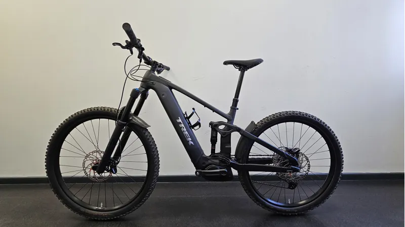 EX DEMO Trek Rail+ 5 Gen 5 Electric Full Suspension Mountain Bike Medium 2026 in Lithium Grey-2