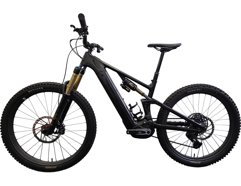 Ex-Demo Specialized M-S3 Turbo Levo 4 Pro Carbon Electric Full Suspension Mountain Bike 2026 in Gloss Metallic Obsidian-1