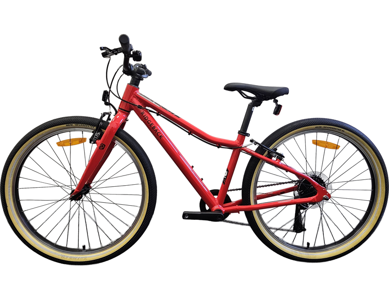 EX DISPLAY Ridgeback Dimension 24 Kids Bike 2027 in Racer Red-1