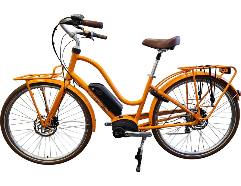 EX DISPLAY Electra Townie Commute Go 5i Step Thru Medium Electric Bike 2025 in TANGERINE -1