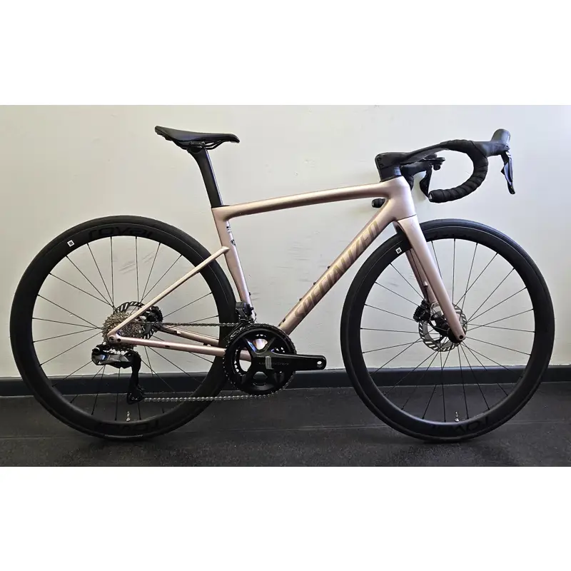 Balfes Bikes EX DEMO Specialized Tarmac SL8 Expert Ultegra Di2 Road Bike 52cm 2026 in Satin Champagne | Free postage over £30, £10 off first order, price match & 0% finance.