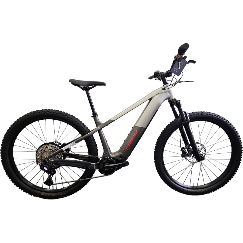 Balfes Bikes EX DISPLAY Trek Powerfly+ 6 Gen 5 800Wh Electric Hardtail Mountain Bike 2026 Large in Lunar Silver/Mercury | Free postage over £30, £10 off first order, price match & 0% finance.
