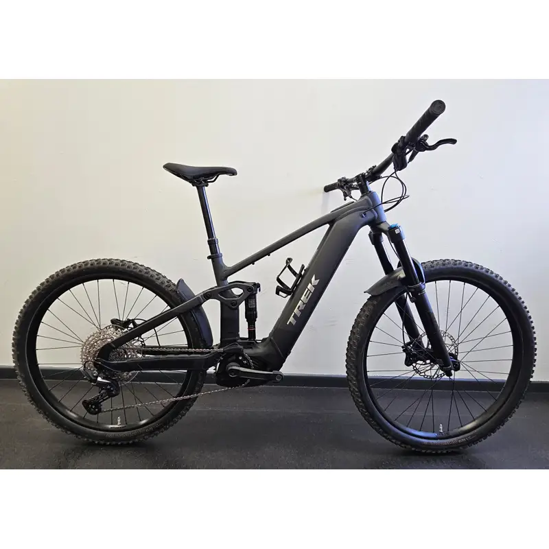 Balfes Bikes EX DEMO Trek Rail+ 5 Gen 5 Electric Full Suspension Mountain Bike Medium 2026 in Lithium Grey | Free postage over £30, £10 off first order, price match & 0% finance.