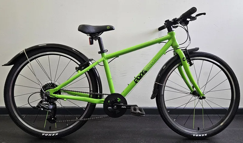 EX DISPLAY Frog Bikes 61 Hybrid Kids Bike 24 inch Wheel 2026 in Green