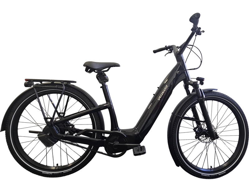 Ex Display Specialized Turbo Como 5.0 IGH Electric Hybrid Bike 2026 in Black/Silver