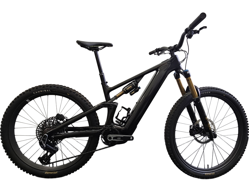 Ex-Demo Specialized M-S3 Turbo Levo 4 Pro Carbon Electric Full Suspension Mountain Bike 2026 in Gloss Metallic Obsidian