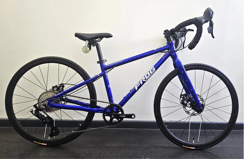 EX DISPLAY Frog Road 61 Kids Road Bike 2026 in Electric Blue