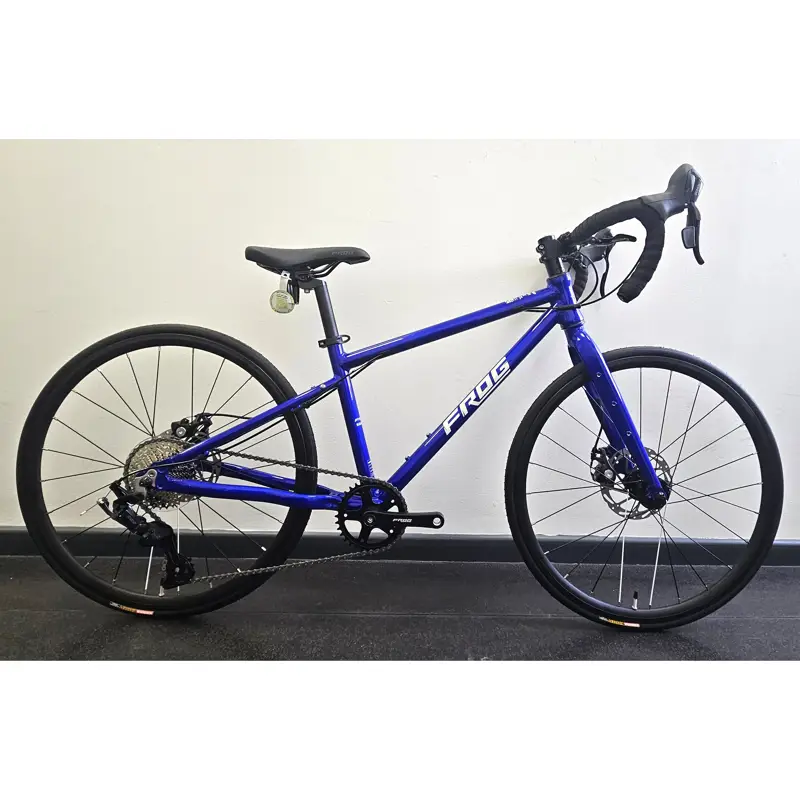 Balfes Bikes Frog Bikes EX DISPLAY Frog Road 61 Kids Road Bike 2026 in Electric Blue | Free postage over £30, £10 off first order, price match & 0% finance.