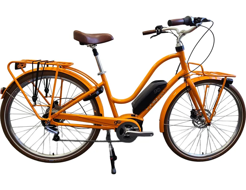 EX DISPLAY Electra Townie Commute Go 5i Step Thru Medium Electric Bike 2025 in TANGERINE 