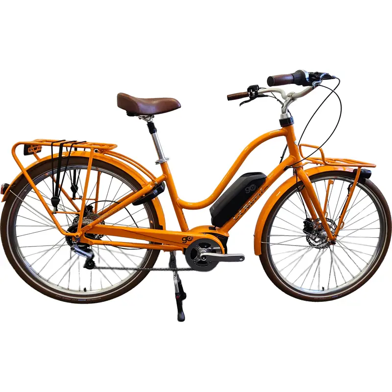 Balfes Bikes EX DISPLAY Electra Townie Commute Go 5i Step Thru Medium Electric Bike 2026 in TANGERINE | Free postage over £30, £10 off first order, price match & 0% finance.