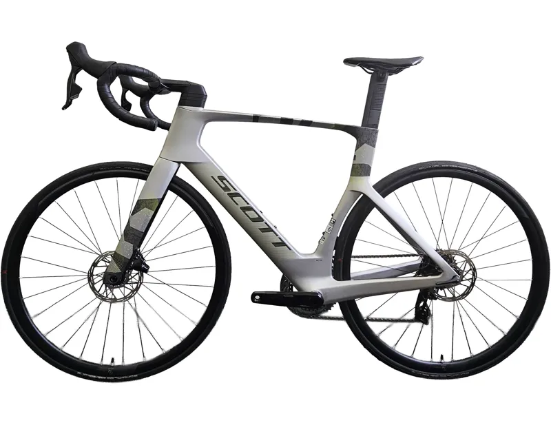 EX DEMO Scott Foil Foil RC 30 Road Bike 2025 Large/56 in White-1