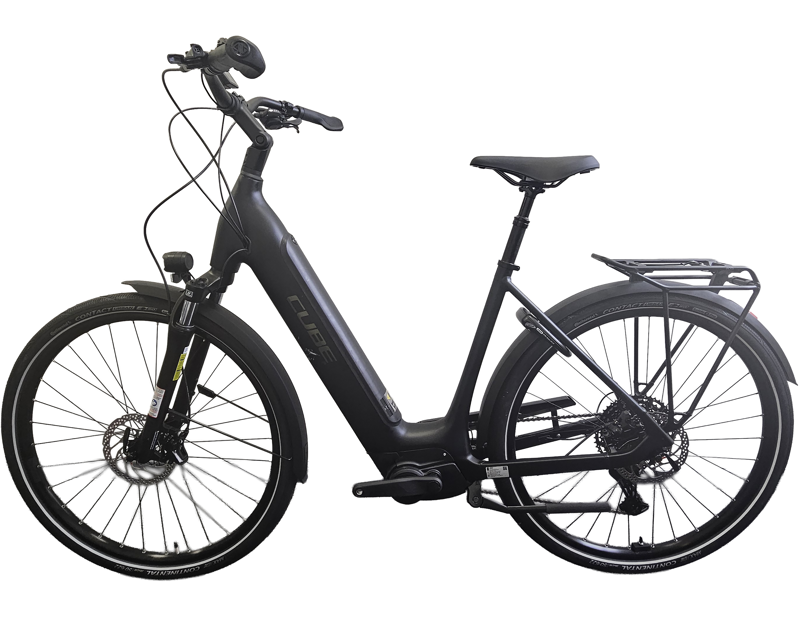 EX DISPLAY Cube Supreme Hybrid Pro 625 Easy Entry Electric Hybrid Bike 2026 54cm in Black/Spectral-1