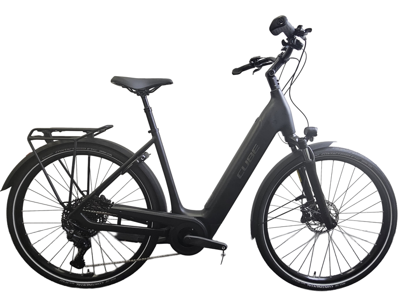 EX DISPLAY Cube Supreme Hybrid Pro 625 Easy Entry Electric Hybrid Bike 2026 54cm in Black/Spectral