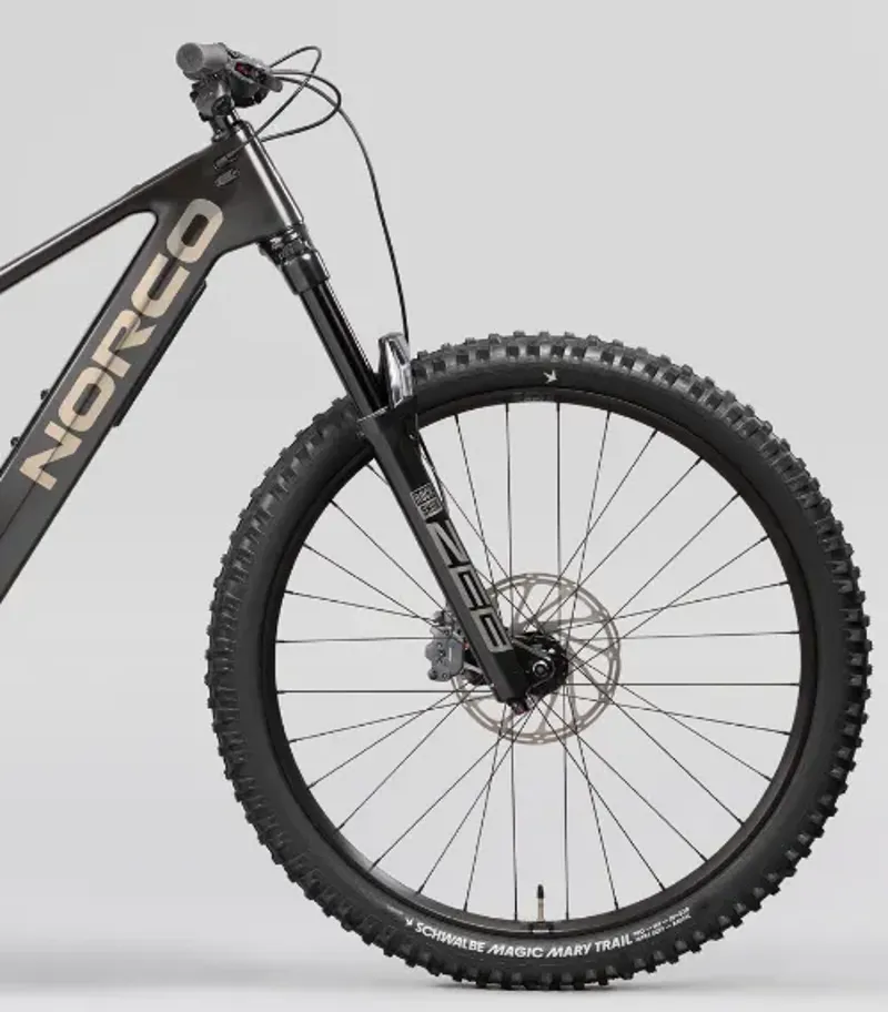 Norco Sight VLT CX C2 29 27.5 Inch Electric Full Suspension Mountain Bike 2027 in Raw Black-2