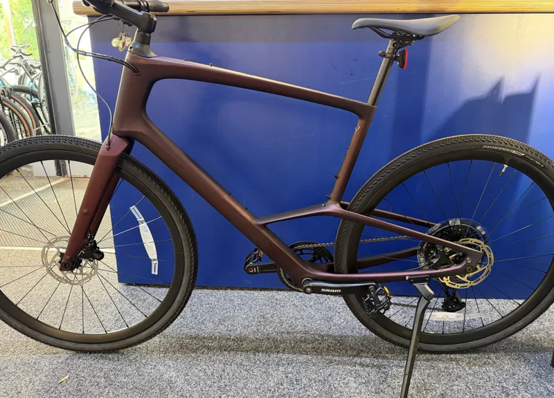 EX DISPLAY Specialized Sirrus X 5.0 Hybrid Bike X-Large 2025 in Satin Red Tint-1