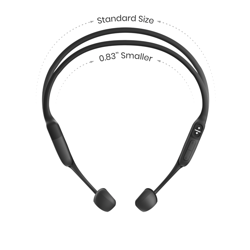 Shokz OpenRun SE Mini Headphones in Comet Grey-1