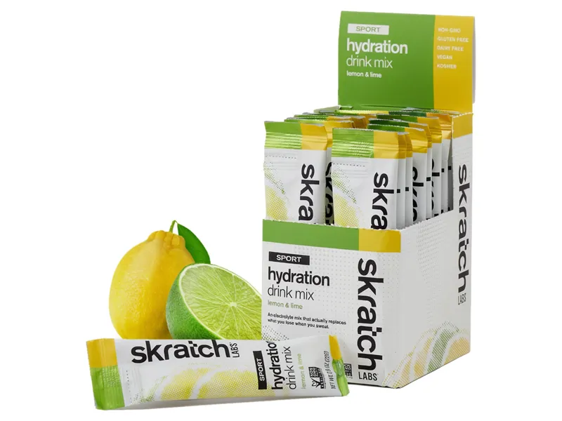 Skratch Labs Sport Hydration Mix Box of 20 Servings in Lemons + Limes