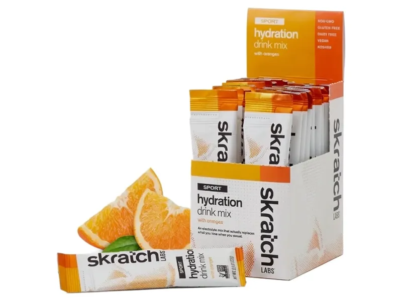 Skratch Labs Sport Hydration Mix Box of 20 Servings in Oranges