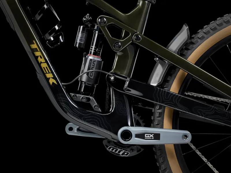 Trek Slash 9.8 GX AXS Gen 6 Full Suspension Mountain Bike 2025 in Black Olive-4