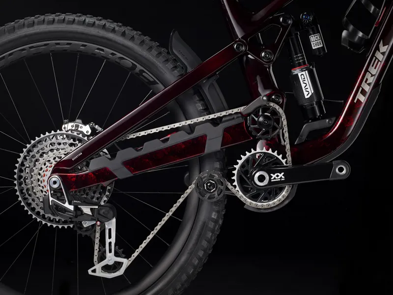 Trek Slash 9.9 XX AXS T-Type Gen 6 Full Suspension Mountain Bike 2025 in Carbon Red Smoke-5