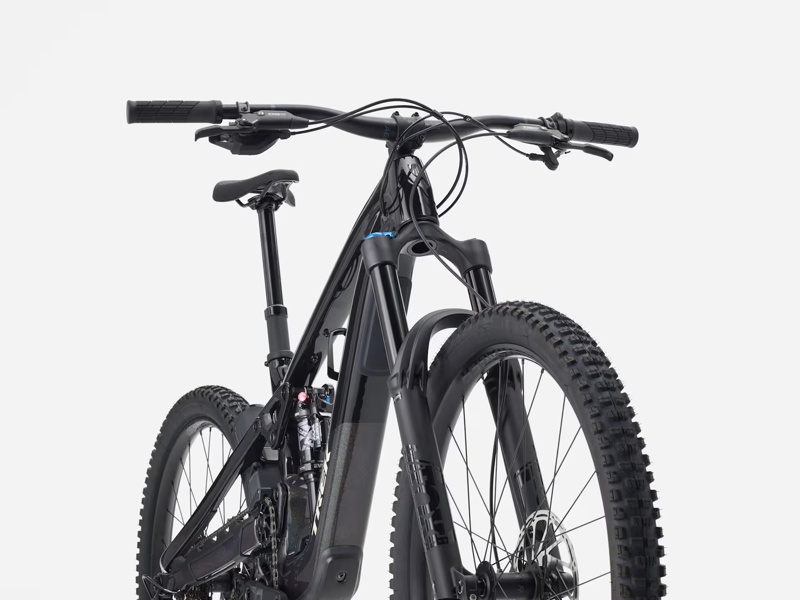 Trek Slash+ 9.7 Electric Full Suspension Mountain Bike 2026 in Trek Black/Dark Prismatic-2