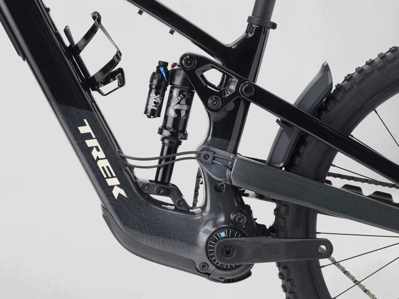 Trek Slash+ 9.7 Electric Full Suspension Mountain Bike 2026 in Trek Black/Dark Prismatic-4