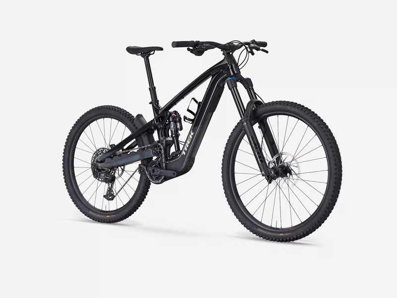 Trek Slash+ 9.7 Electric Full Suspension Mountain Bike 2026 in Trek Black/Dark Prismatic-1