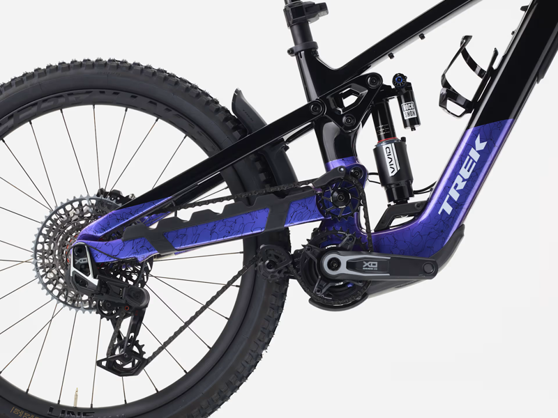 Trek Slash+ 9.9 Electric Full Suspension Mountain Bike 2026 in Dark Star/Purple Flip-5