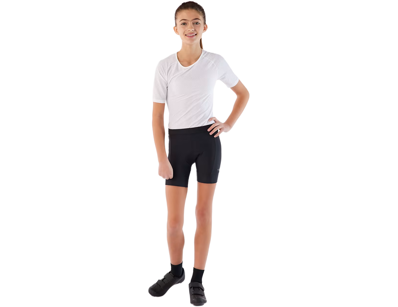 Trek Solstice Youth Cycling Shorts in Black-1