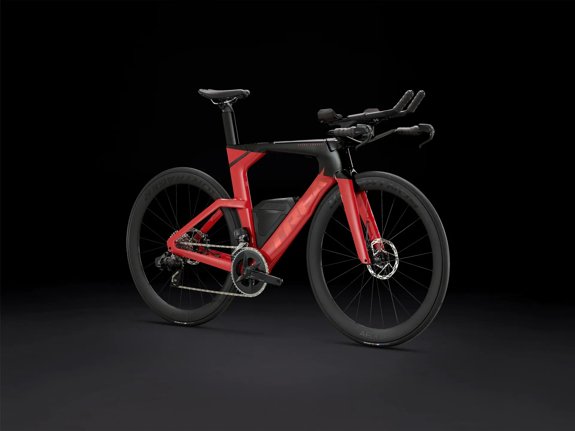 Trek Speed Concept SLR eTap TT Road Bike 2024 in Viper Red/Trek