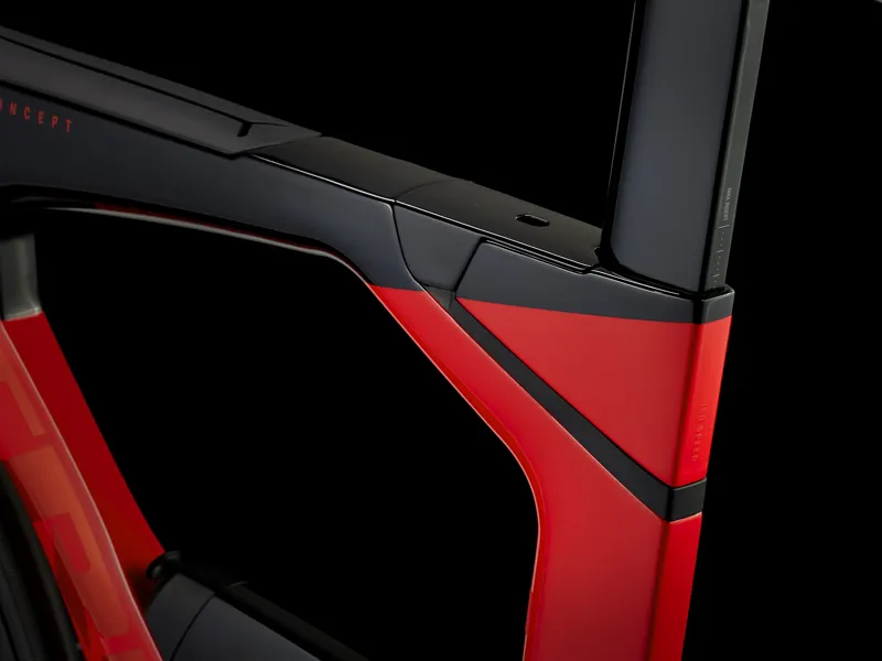 Trek Speed Concept SLR 7 AXS Time Trial/Triathlon Bike 2024 in Viper Red/Trek Black-2