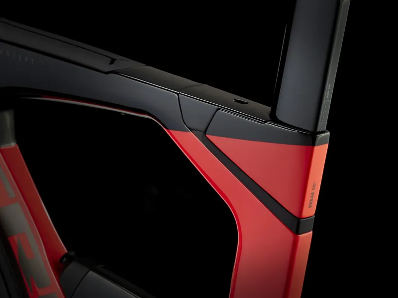 Trek Speed Concept SLR 7 AXS Time Trial/Triathlon Bike 2024 in Radioactive Coral/Trek Black-2