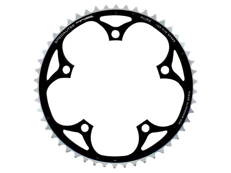 Specialites Ta Alize 130pcd 9/10/11X Outer Chainring 53t in Black