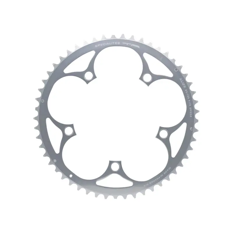 Balfes Bikes Specialites Ta Alize 130pcd 9/10/11X Outer Chainring 52t in Silver | Free postage over £30, £10 off first order, price match & 0% finance.