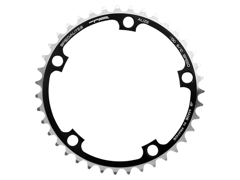 Specialites TA Alize 130pcd 9/10X Outer Chainring 54t in Black