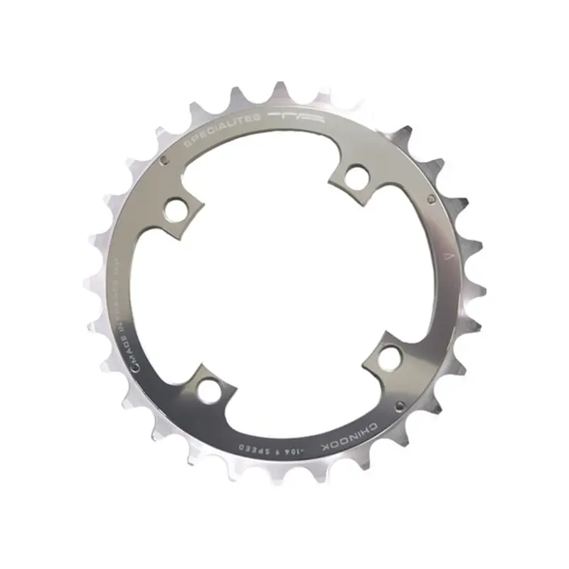 Balfes Bikes Specialites Ta Chinook 104pcd 4 Arm Middle Chainring 34T in Silver | Free postage over £30, £10 off first order, price match & 0% finance.