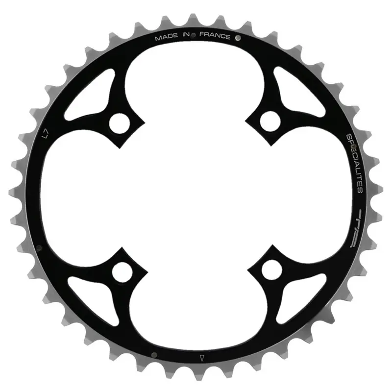Balfes Bikes Specialites Ta Chinook 104pcd 8 9X 4-Arm Outer Chainring 48t in Black | Free postage over £30, £10 off first order, price match & 0% finance.