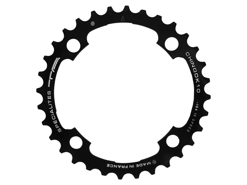 Specialites Ta Chinook 4 Arm 10/11x middle Chainring 32t in Black